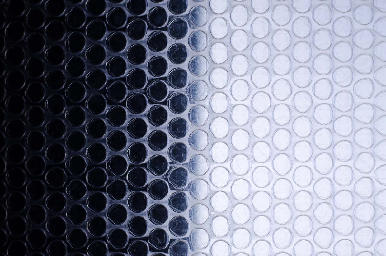 image of product with bubble wrap protection